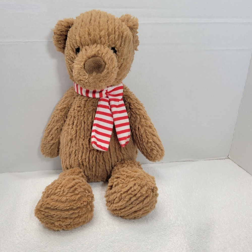 The Manhattan Toy Company Holiday Bear Teddy Bear Brown Plush